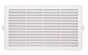 Grille d'aération abs naturel, L.15.2 x l.27.6 cm