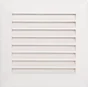 Grille d'aération abs naturel, L.13.5 x l.13.5 cm