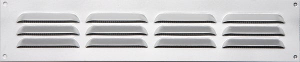 Grille d'aération aluminium anodisé, L.5 X L.24 cm