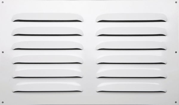 Grille d'aération aluminium laqué, L.30 x l.50 cm