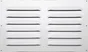 Grille d'aération aluminium laqué, L.30 x l.50 cm