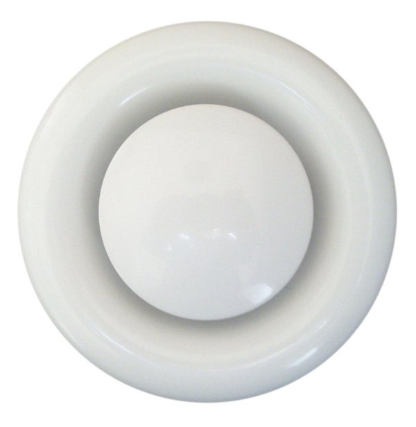 Bouche d'extraction acier laqué Diam. 16.4 cm