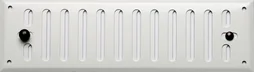 Grille d'aération aluminium laqué, L.24 X L.7 Cm