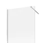 Paroi de douche à l'italienne verre transparent, l.100 cm, Ep. 8mm chromé Remix