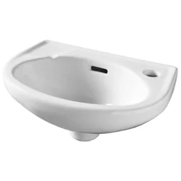 Lave-mains céramique blanc l.35 x P.23 cm, Murcie