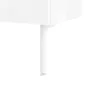 Lot de pieds, H.248 à 278cm, blanc-blanc 0, Remix
