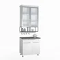 Barre de crédence 600 x 16 métal anthracite