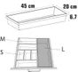 Boîte Plastique Anthracite Pour Barre De Crédence L.200 Cm X H.450Mm Delinia Id