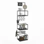 Etagère Acier Noir À Suspendre L.17.5 Mm X H.85.4 Mm Delinia Id