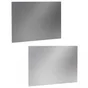 Fond de hotte compact effet alu/inox H.63.5 cm x Ep.2 mm x L.60 cm