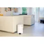 Poubelle De Cuisine 20 L À Pédale Brabantia Acier Inox Blanc