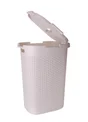 Panier à linge plastique cottage, blanc, 35.2 x 62.6 x 45.3 cm