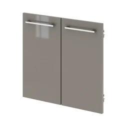 Lot De 2 Portes Gris Granit L.29.7 Cm Remix
