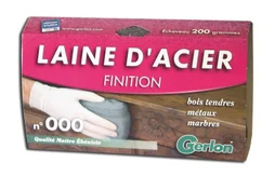 Laine D'Acier De Finition Gerlon N°000, 200 G