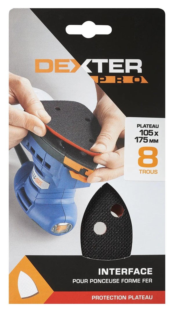 Interface De Protection Dexter Pro Pour Ponceuse Delta, 105 X 175 Mm