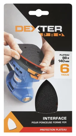 Interface De Protection Dexter Pro Pour Ponceuse Delta, 98 X 140 Mm