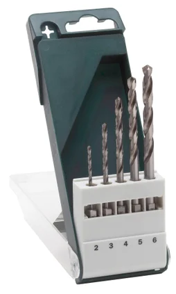 Coffret De 5 Forets Hss-G Métal, Diam.2-3-4-5-6 Mm Bosch
