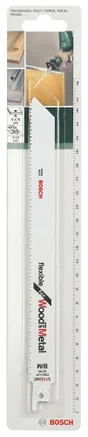 Lot De 2 Lames Coupe Multimatériau Bosch S1122Hf Pour Scie Sabre Ou Égoïne