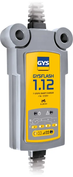Chargeur de batterie polyvalent GYS Gysflash 1.12, 12 volts