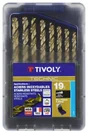Coffret Forets Technic Hss 19 Pièces Métal, Diam.1 À 10 Mm Tivoly