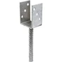 Support De Poteau Forme U Galvanisé Gah Alberts, 71X100X200X60 Mm