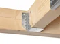 Support De Poteau Forme U Galvanisé Gah Alberts, 64X65 Mm