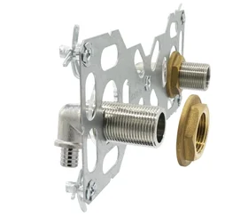 Platine easyfix double sortie glissement per m20x27 d16