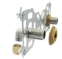 Platine easyfix double sortie compression per m20x27 d16