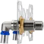 Double Sortie De Cloison Mâle Pour Tube Multicouche, Diam.16 Mm 20 X 27 Mm