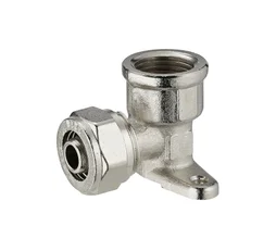 Raccord Coudé Applique À Compression Laiton F 15 X 21 Pour Tube En Multicouche
