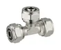 Raccord Té Égal À Compression Laiton D.16 Pour Tube En Multicouche