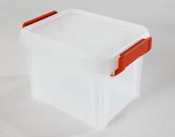  Boîte Iris Plastique Transparent L.17 X P.22.4 X H.14.5 Cm Cm