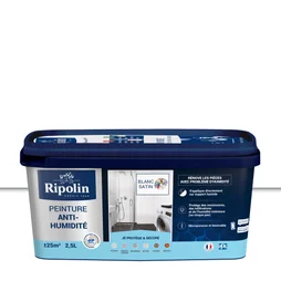 Peinture Antihumidité Rip Etanch, Ripolin Blanc 2.5 L