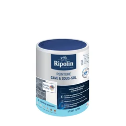 Peinture Cave Et Sol Rip Etanch, Ripolin Blanc 0.75 L