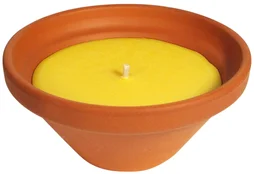 Pot Terre Cuite Anti Moustique Citronnelle Petit 70X155Mm