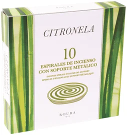 Spirale Encens Anti Moustique Citronnelle Boite 10