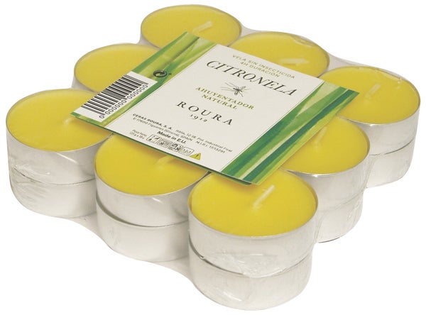 Bougie Chauffe Plat Anti Moustique Citronnelle 16X38Mm X18