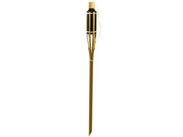 Torche Bambou Noir Bouchon 1,2M