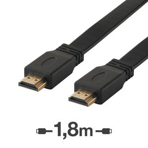 Câble Hdmi Plat Mâle, 1.8 M Evology