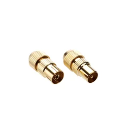 1 Fiche Mâle + 1 Fiche Femelle Coaxiales Blindées 9.52Mm Evology