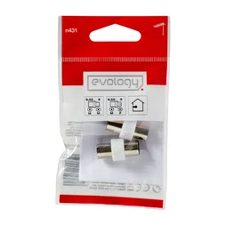Lot De 2 Réducteurs 9Mm/9.52Mm Mâle/Femelle Et Mâle/Mâle Evology