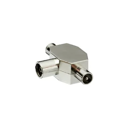 Tête de dérivation blindé coaxial 9.52 mm 1 femelle/2 mâle Evology
