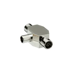 Té De Dérivation Blindé Coaxial 9.52Mm 2Femelle/1Mâle Evology