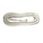 Câble Coaxial 9.52 Femelle Mâle Blanc 10M + Adaptateur Mâle Mâle Evology