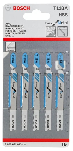 Lame Métal Coupe Fine Et Nette Bosch Professional Pour Tôles Minces