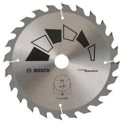 Lame Coupe Rapide Et Grossière Bosch 165 Mm 24 Dents Scie Circulaire Standard
