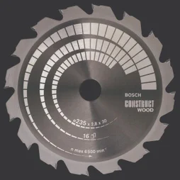 Lame Coupe Rapide Et Grossière Bosch Scie Circulaire 235 Mm Bois Et Aluminium