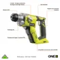 Perforateur Ryobi One+ R18Sds-0, 18 V Sans Batterie Batteries