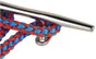 Taquet 124 mm plat poli en inox A4, AISI 316