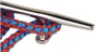 Taquet 200 mm plat poli en inox A4, AISI 316